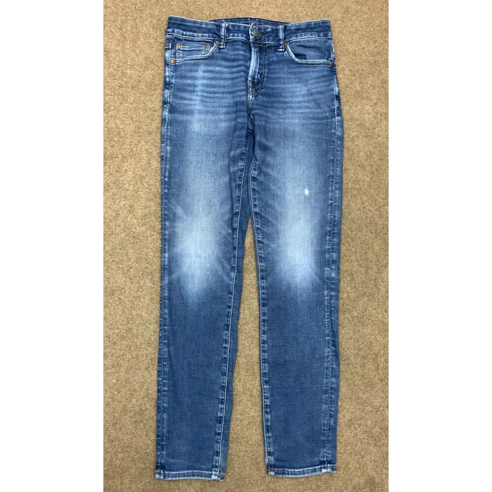 American Eagle Jeans Mens 30x34 Skinny Airflex 360 Stretch Low Rise Denim